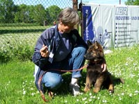 Renate Drogan mit Heiko vom Andershofer Ufer